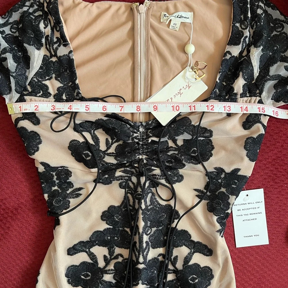 Free People Temecula Long Sleeve Bodysuit For Love & Lemons - Picture 9 of 10